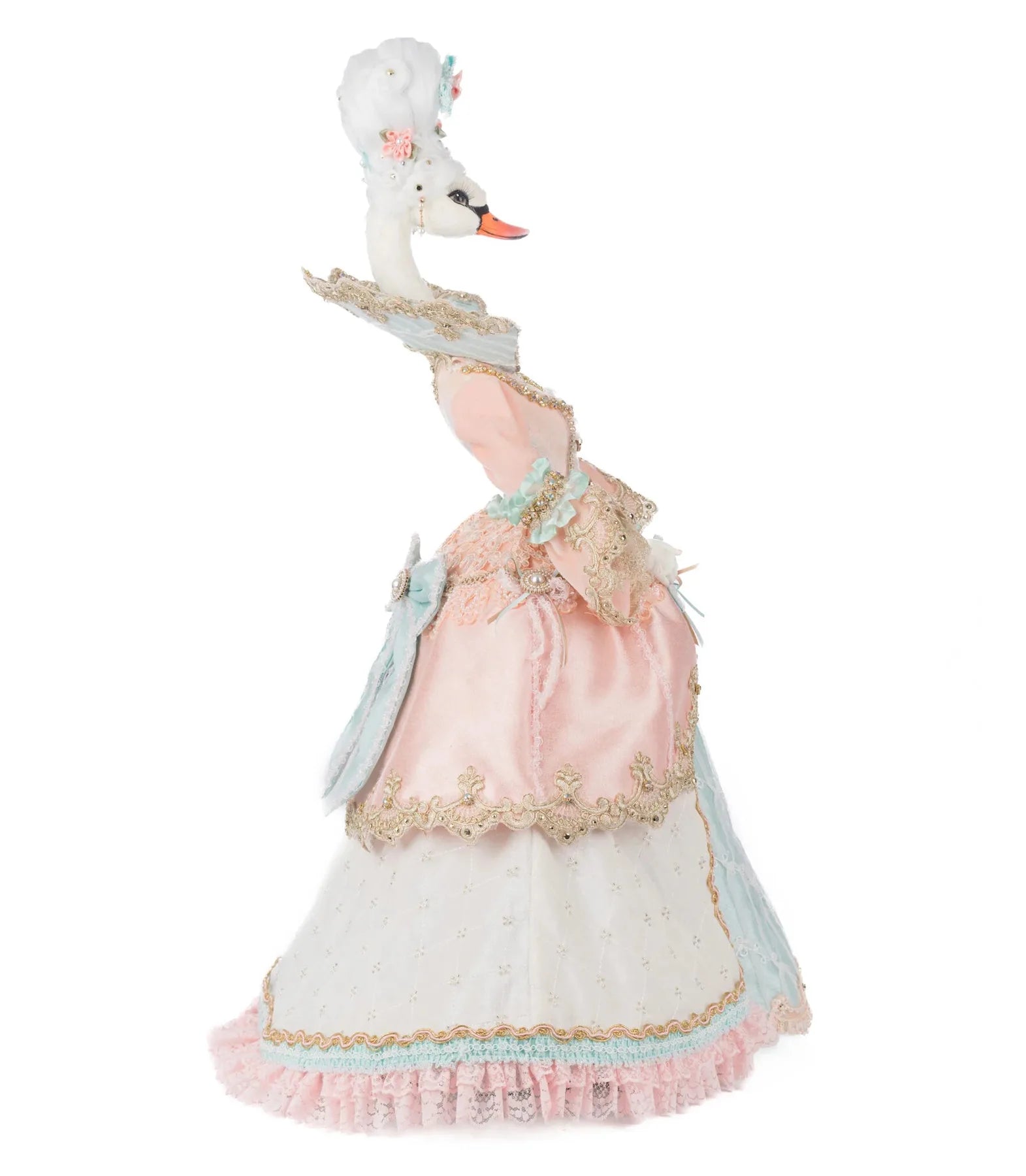 Odette de la Fontaine Limited Edition Swan Doll doll for holiday décor and seasonal displays.