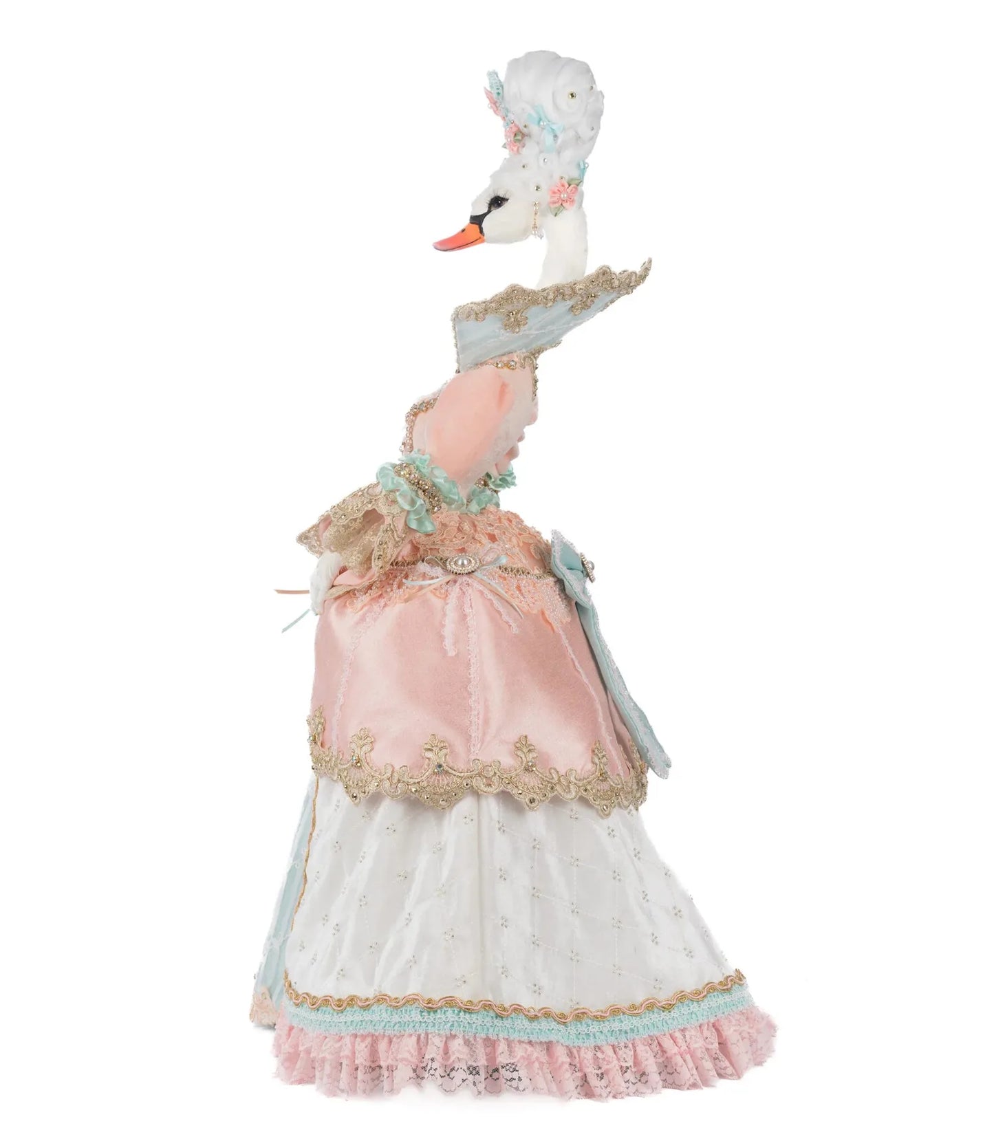 Odette de la Fontaine Limited Edition Swan Doll doll for holiday décor and seasonal displays.