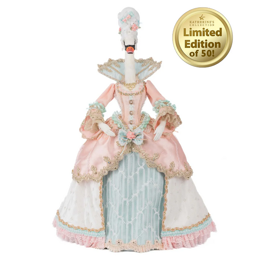 Odette de la Fontaine Limited Edition Swan Doll doll for holiday décor and seasonal displays.