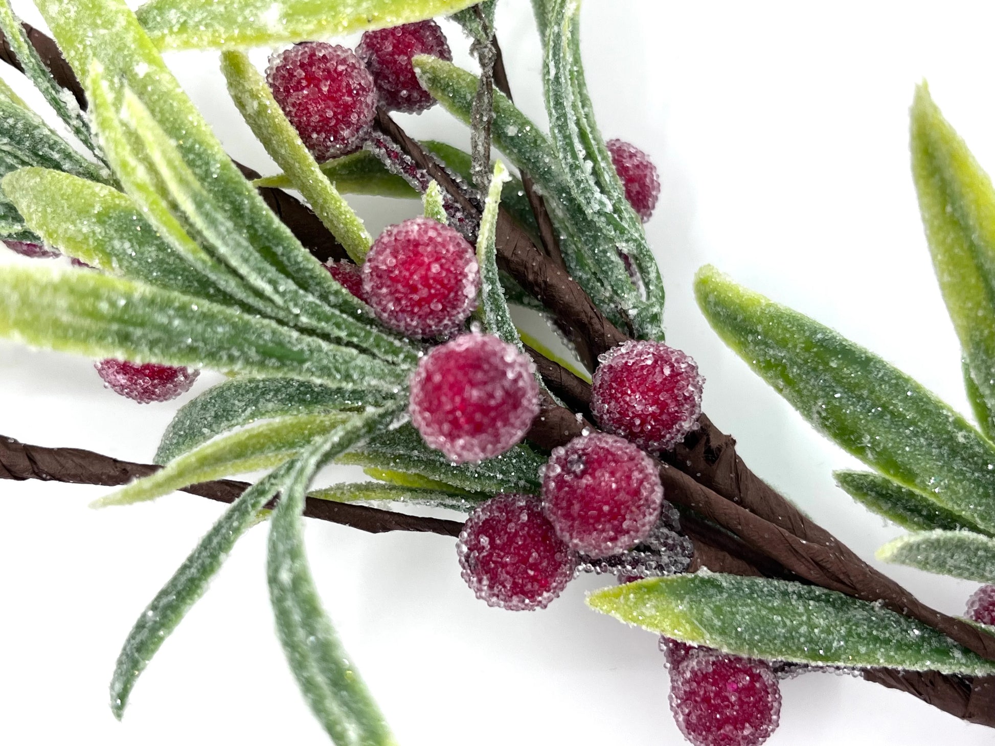 Red Berry Spray Set of 6 sprays for holiday décor and seasonal displays.