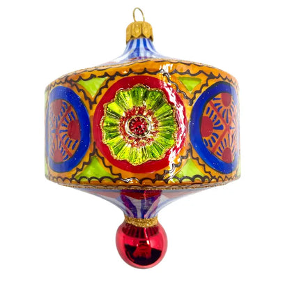 Sicilian Reflector Sirena glass ornaments for holiday décor and seasonal displays.