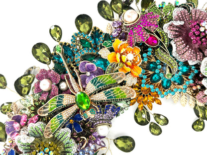 Spring Time Jeweled Wreath wreath for holiday décor and seasonal displays.