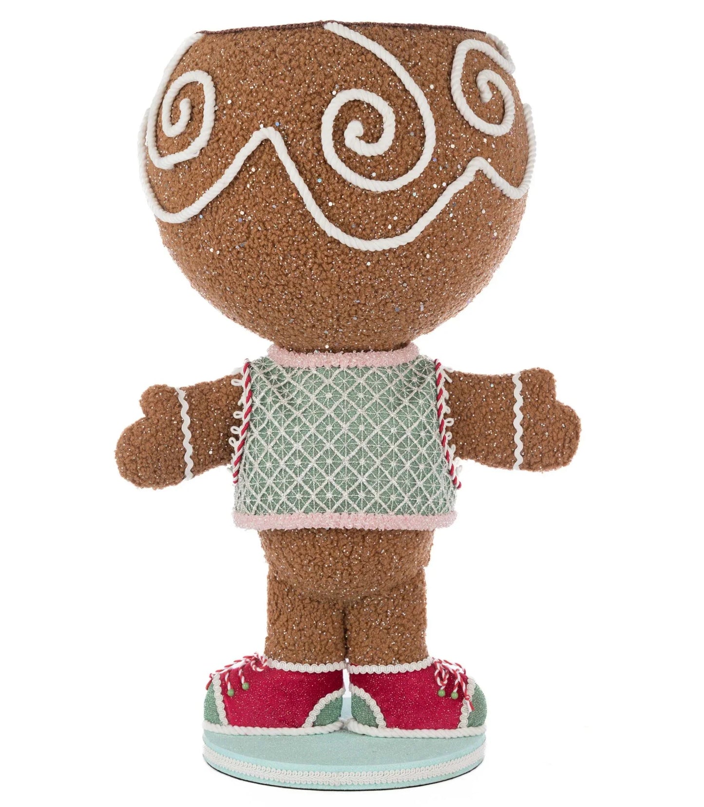 Stick E. Sweet Gingerbread Boy Candy Container
