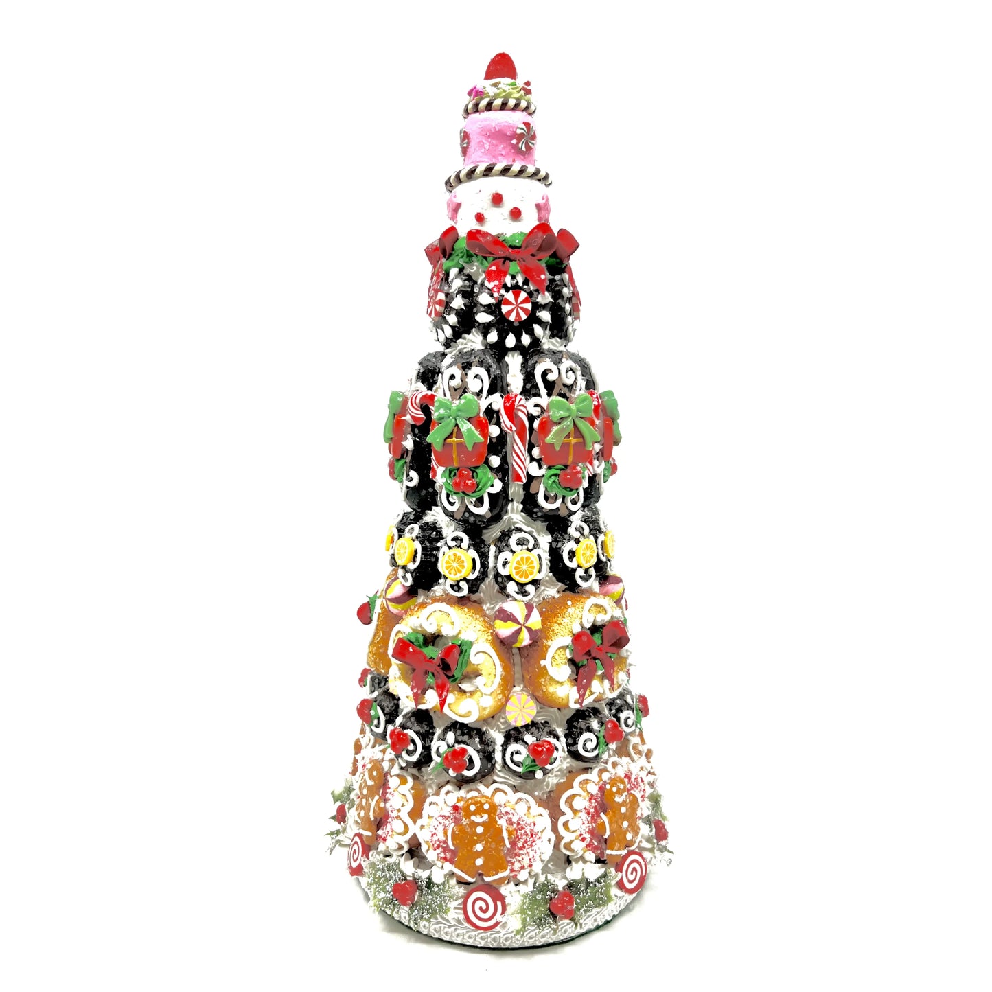 Sweet Savannah Pink Top Candy Tree - Small holiday décor item for festive seasonal displays.