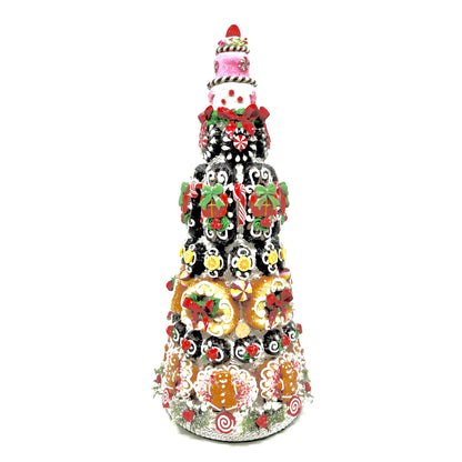 Sweet Savannah Pink Top Candy Tree - Small holiday décor item for festive seasonal displays.