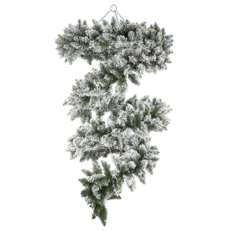 Upside Down Spiral Tree holiday décor item for festive seasonal displays.
