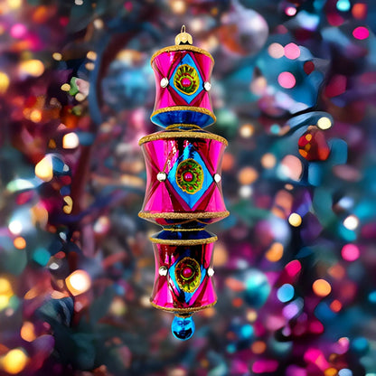 Viva Vegas Dazzler Ornament glass ornaments for holiday décor and seasonal displays.
