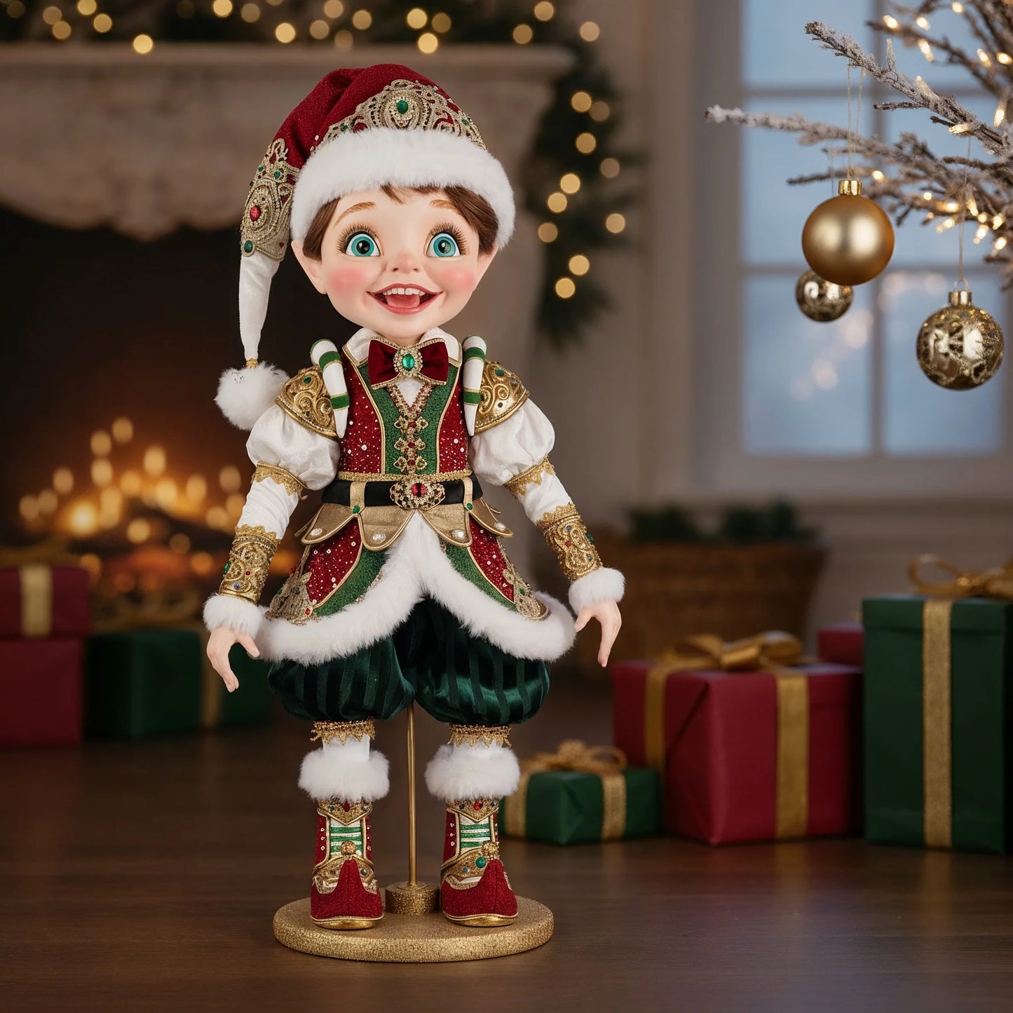 William Wintersnap Doll doll for holiday décor and seasonal displays.