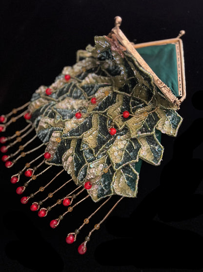 Woodland Sequined Purse purses for holiday décor and seasonal displays.