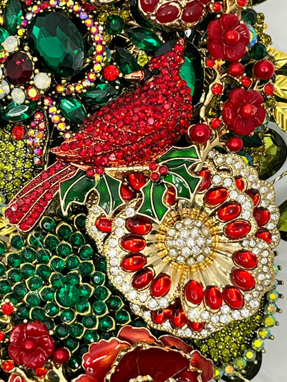 Yuletide Jeweled Wreath wreath for holiday décor and seasonal displays.
