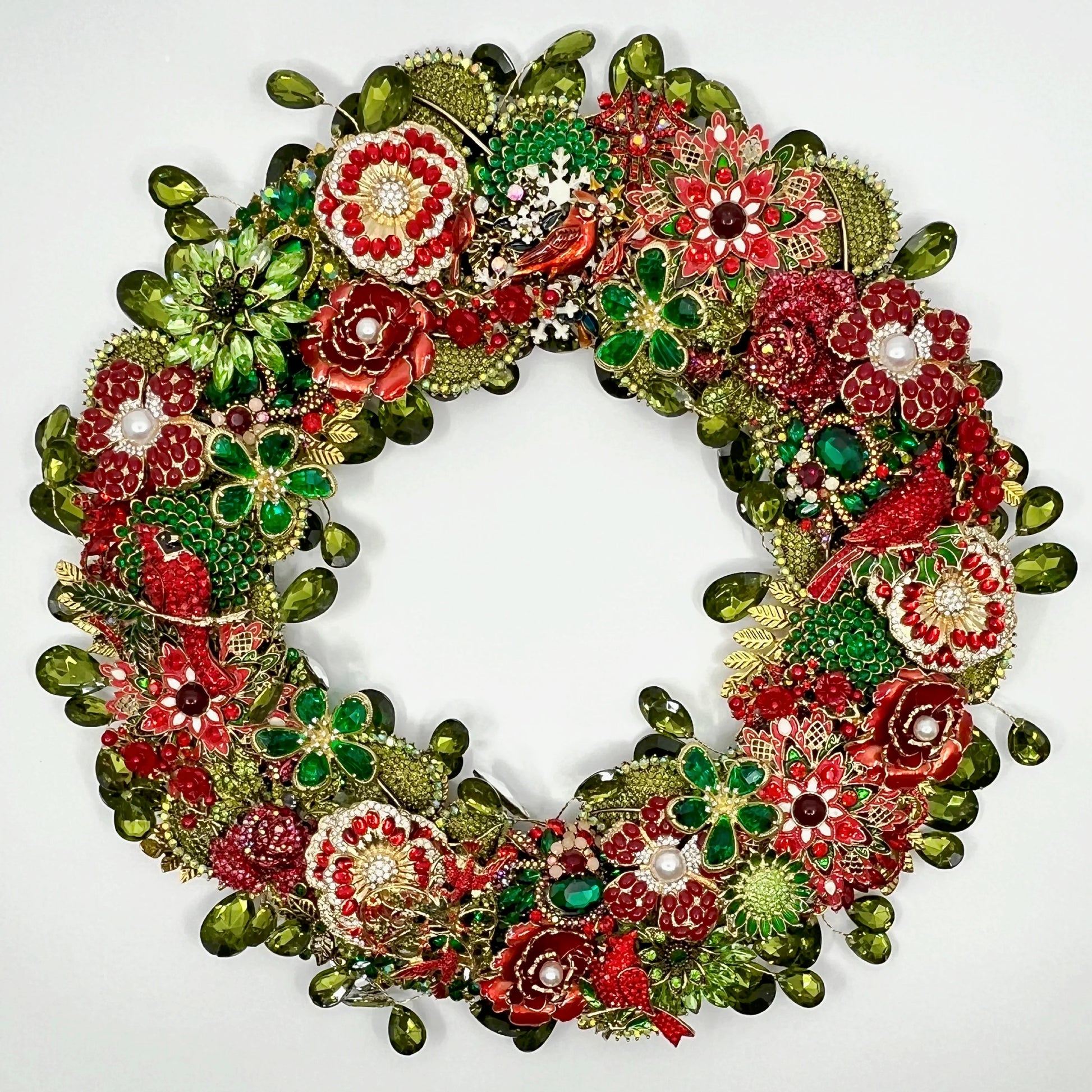 Yuletide Jeweled Wreath wreath for holiday décor and seasonal displays.